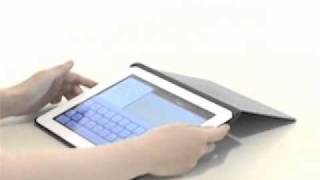 iPad2ケース（縦横対応スタンド機能付・薄型タイプ）