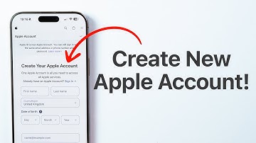 How To Create a New Apple Account (Apple ID)!