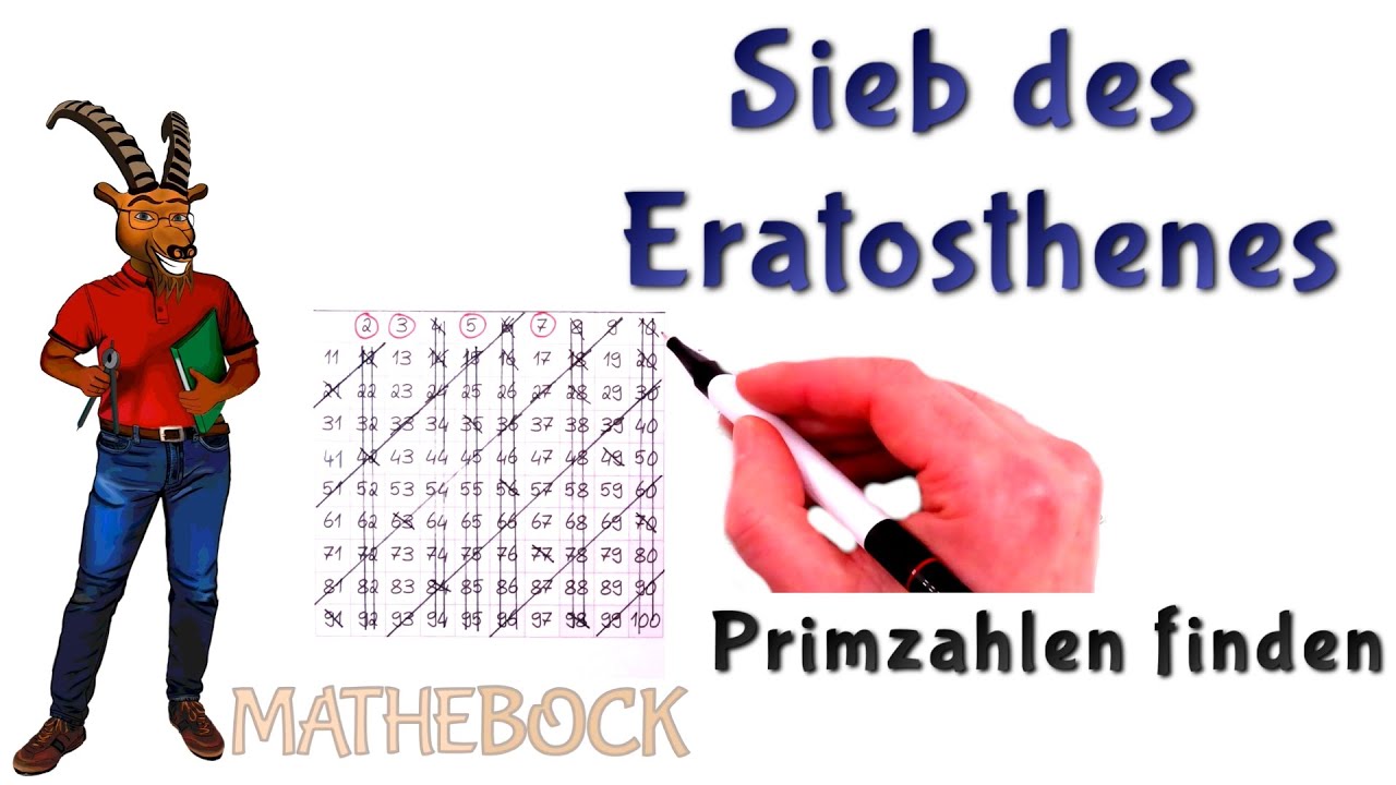 Sieb Des Eratosthenes Bis 100 www.youtube.com