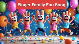 Finger Family Fun Song 🎶 || Cute & Happy Kids' Cartoon 🎨 || Nursery Rhymes screenshot 5