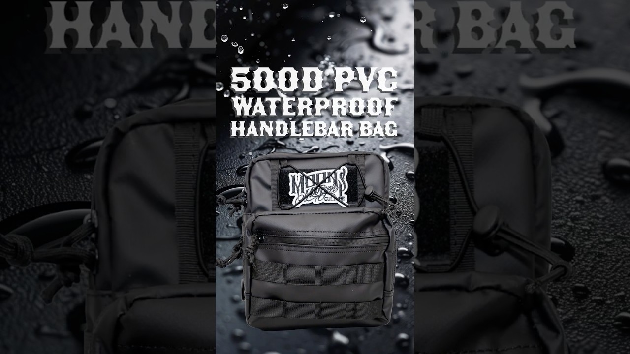 MOONSMC® BALKAN 500D PVC Tarpaulin Waterproof Molle HandleBar Bag