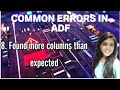 8. Found more columns than expected | Common Errors in ADF #adf