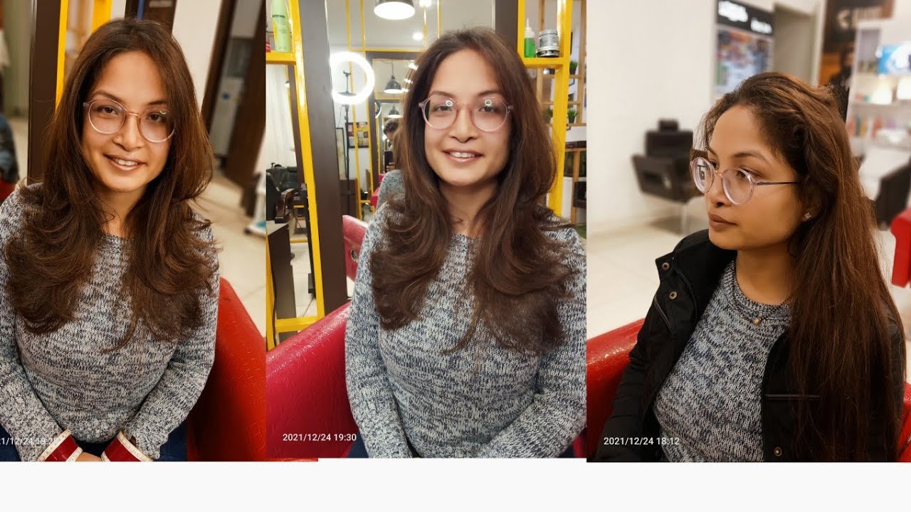 how to blow dry full (technique) after Layer cut step by step ...