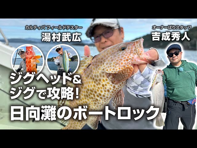 ジグヘッド＆ジグで攻略！日向灘のボートロック - YouTube