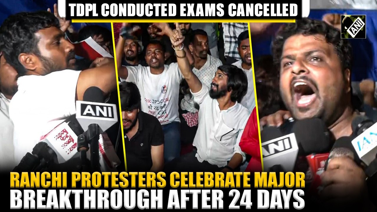 Celebrations erupt in Ranchi as students face ‘major win’ after CM Soren cancels CGL and other exams