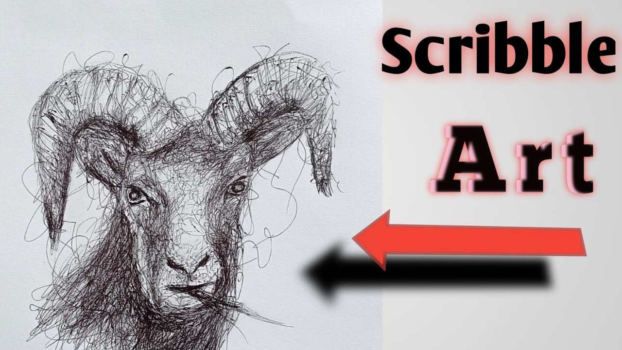 Masterpiece In Scribble Art | Pen Art Magic Unveiled - YouTube