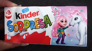 Asmr Kinder Joy Unicorns Collection 2025 Egg Surprise Toy Asmr