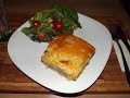 Быстрый заливной пирог с мясом (курица, индюшатина или с чем угодно), bistrij pirog