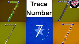 LEARN TO WRITE NUMBER 7 | Tracing Numbers for Kids VIDEOS FOR KIDS LEARNING Toddler Learning Videos