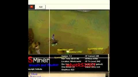 wbot - Most Advanced Runescape 2007 Bot - Every skill working [Commentary]