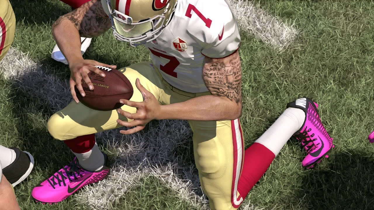 Colin Kaepernick PROTESTS NATIONAL ANTHEM AND PLAYING QB WELL! UGLY PLAY! Madden 17 Online Gameplay
