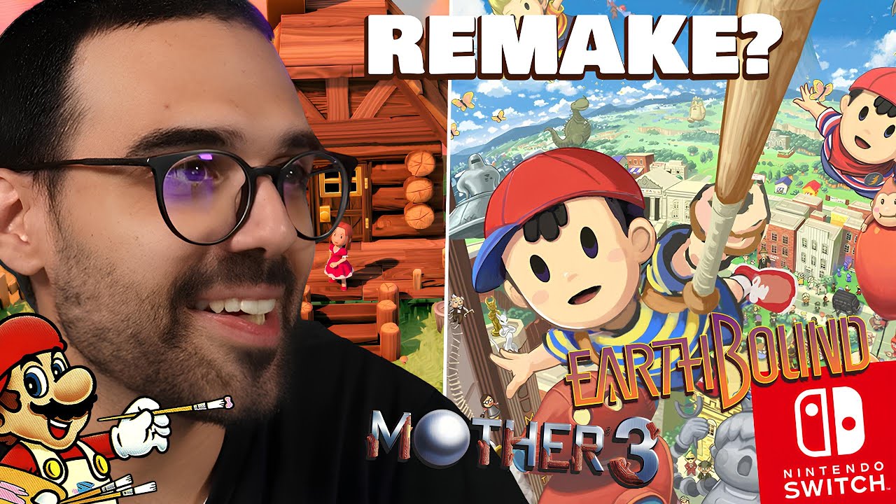 DARIO MOCCIA REAGISCE a EARTHBOUND/MOTHER 3 e i MANCATI REMAKE + SUPER MARIO PAINT