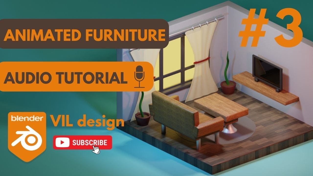 Animated FURNITURE in Blender 3 Animating YouTube