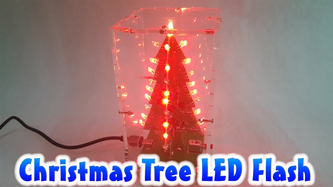 DIY Light Control Full Color LED Big Size Christmas Tree Tower Electronic Kits 