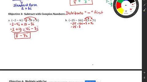 4.6 Perform Operations with Complex Numbers