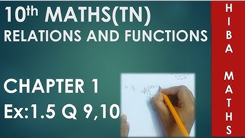 10th Maths Ch 1 Ex 1.5 Q.no 9,10. TN Samacheer