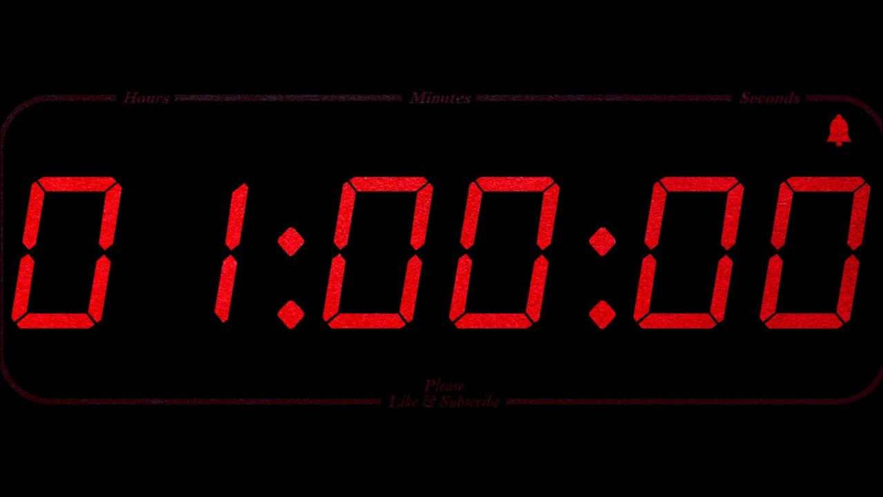 1 Hour timers ⌛ Study Countdown – 3600 Seconds