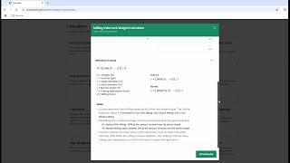 Milling Volume & Weight - Baker Hughes' Calculator - Oil & Gas screenshot 5