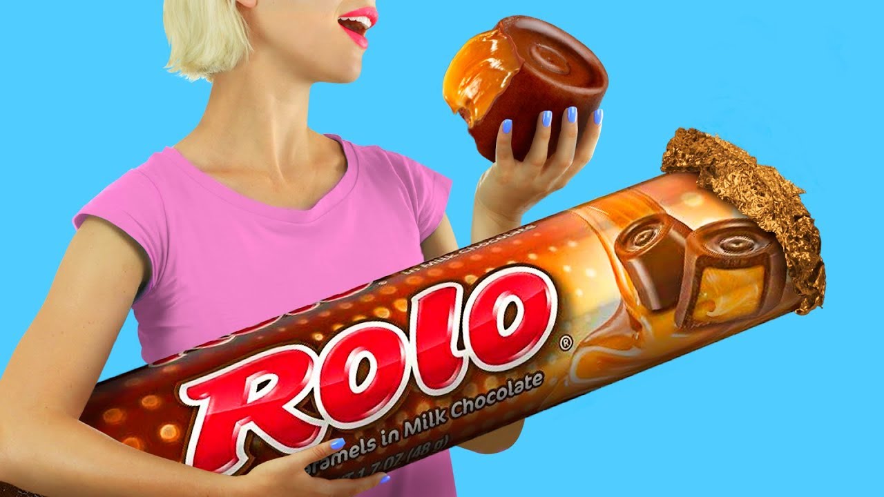 7 DIY DULCES GIGANTES vs EN MINIATURA / ¡BROMAS GRACIOSAS