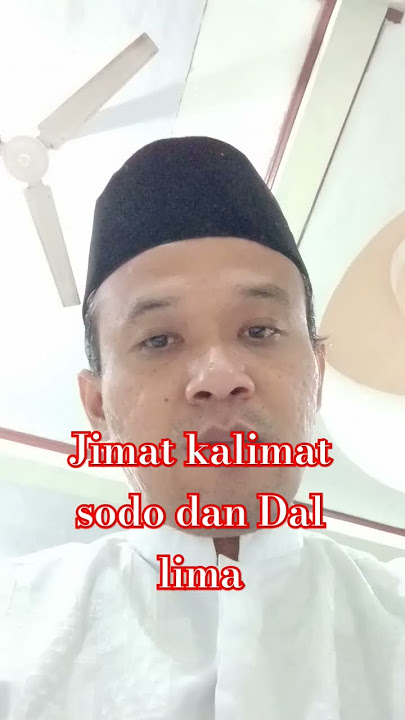 jimat KALIMAT sodo dan dal lima