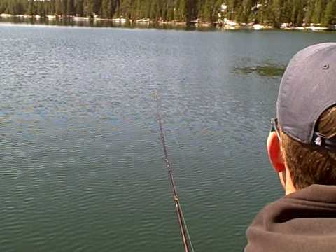 Brian fights a BIG Brown Trout To the Boat at Paul...