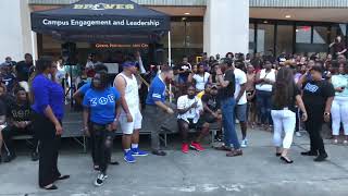 Phi Beta Sigma Zeta Phi Beta Uncp Meet The Greeks 2019