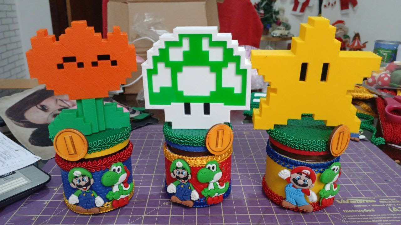 NUTELLA - PREPARATIVOS TEMA SUPER MARIO WORLD