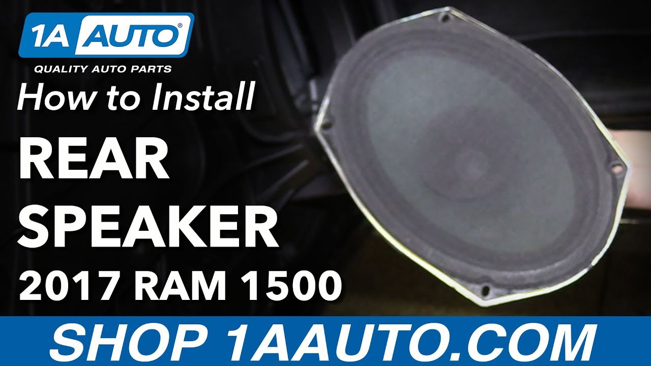How to Replace Rear Door Speaker 09-18 Ram 1500 - YouTube