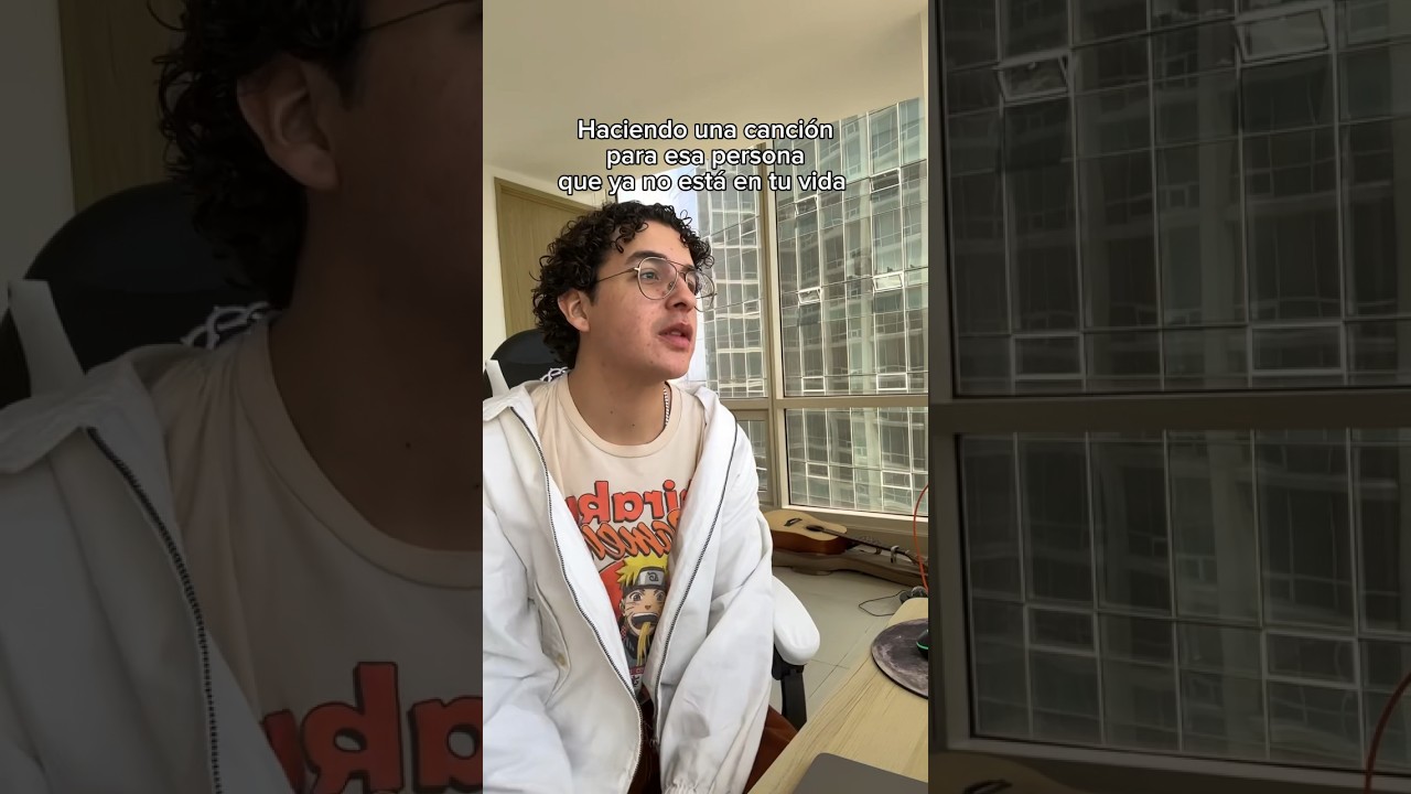 Haciendo una canción para esa persona que ya no está