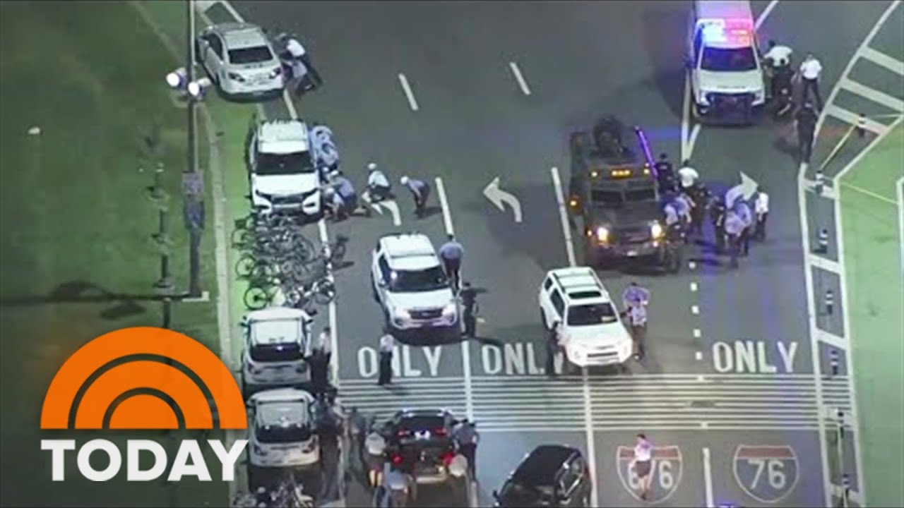 Two Officers Shot In Philadelphia During July Fourth Celebrations - YouTube