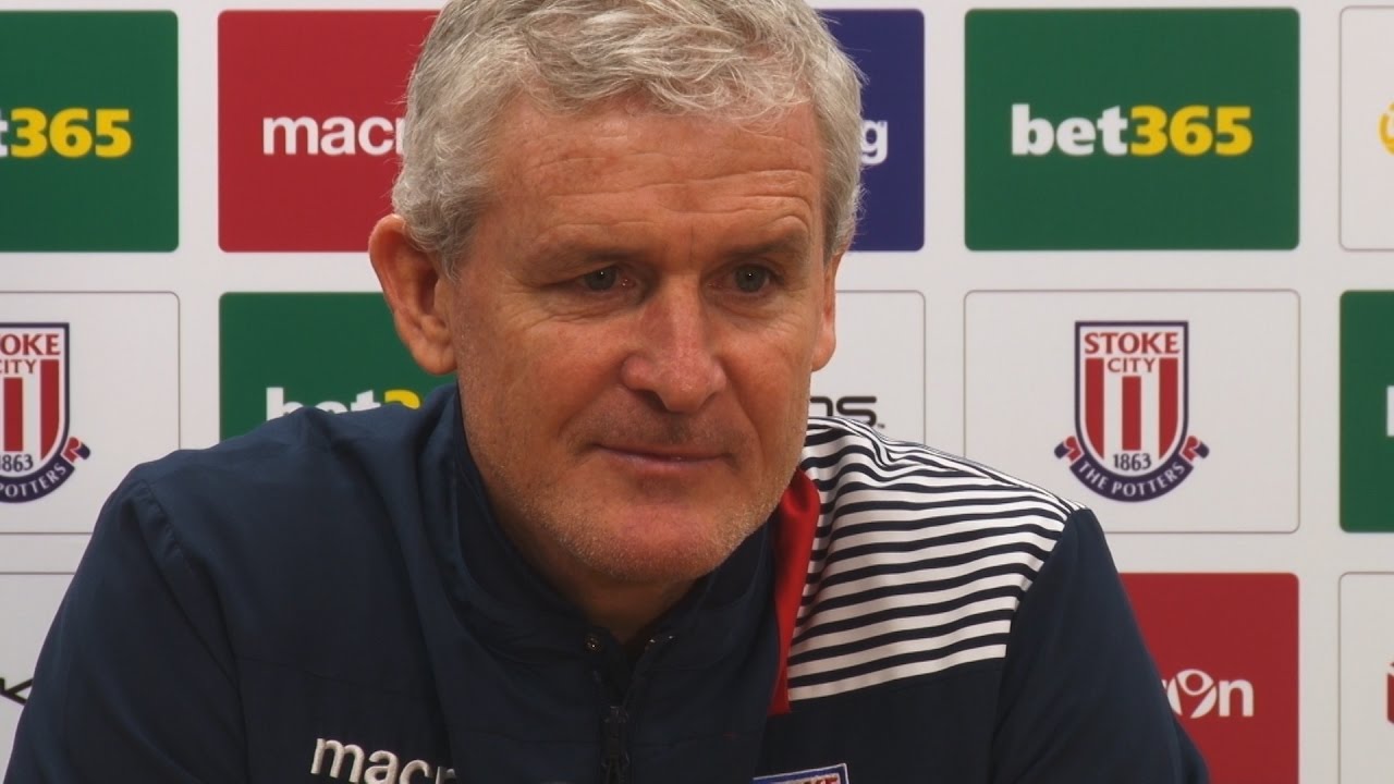 stoke city fc jobs Mark Hughes' pre-Leicester City press conference