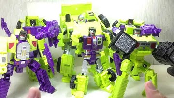 Devastator Constructicons Transformers Combiners Wars Review