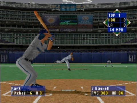 High Heat Baseball 2000 (PLAYSTATION) LA Dodgers and Houston Astros