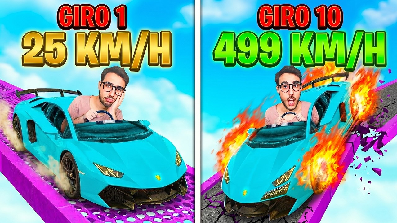 Ad ogni GIRO il veicolo RADDOPPIA LA VELOCITÀ! - Gta 5