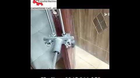 Bộ cữ khoan khóa cửa gỗ cải tiến 2019