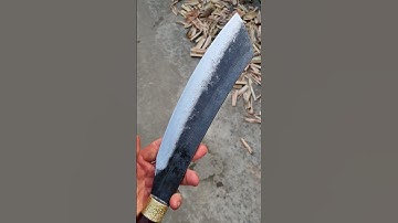 Dao parang thép vòng bi cán gỗ trắc đỏ đen khâu đồng