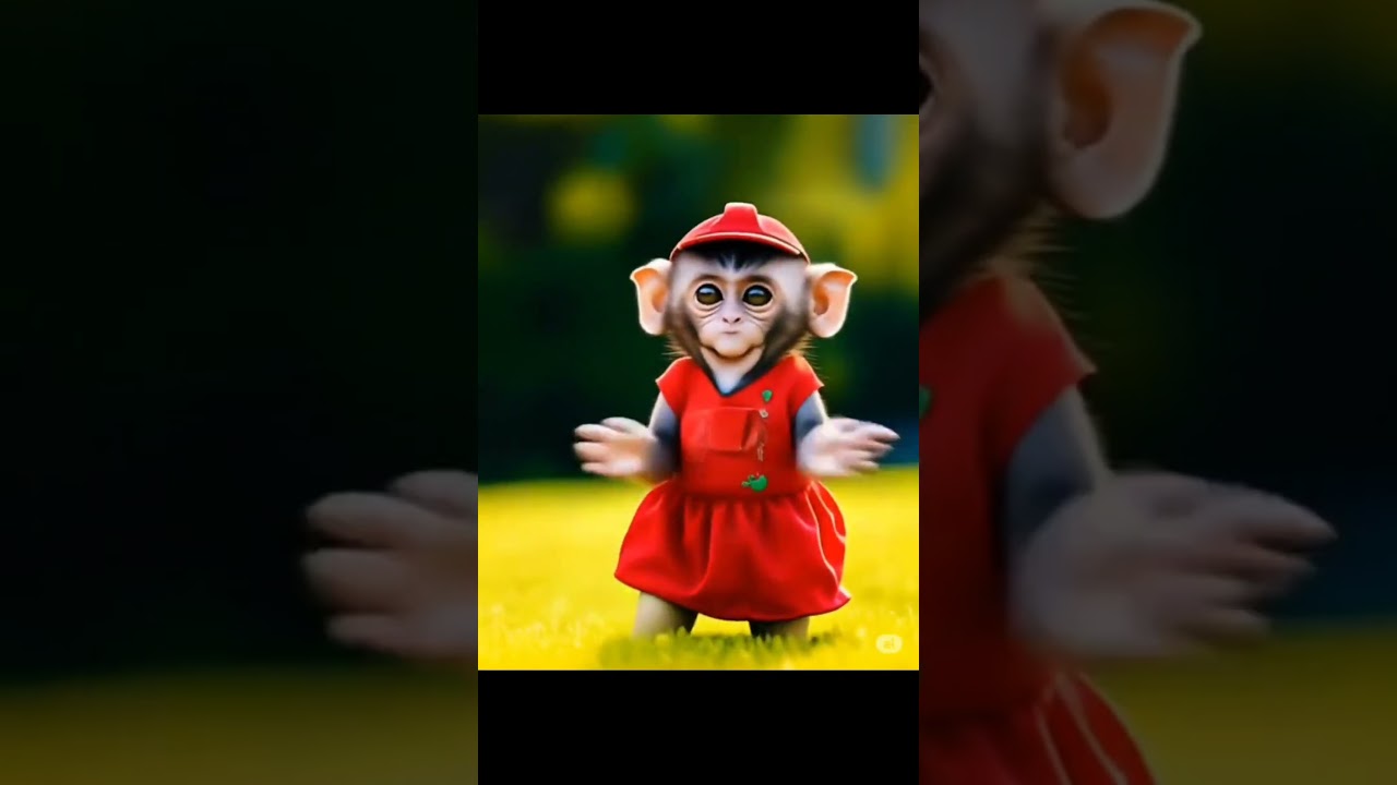 Baby Monkey Dance | Cutest Baby Monkey Grooves to the Beat! 🐒💃