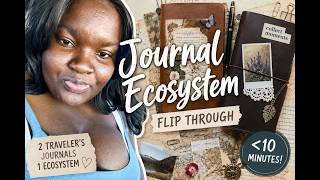 My Traveler's Notebook Journal Ecosystem | Full Flip Through & Setup Tour