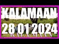 Kalamaan 28 january 2024