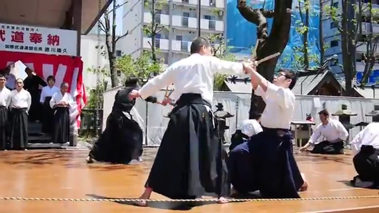 Takenouchi-ryū, Kameido Katori Jinja 2016 (2)