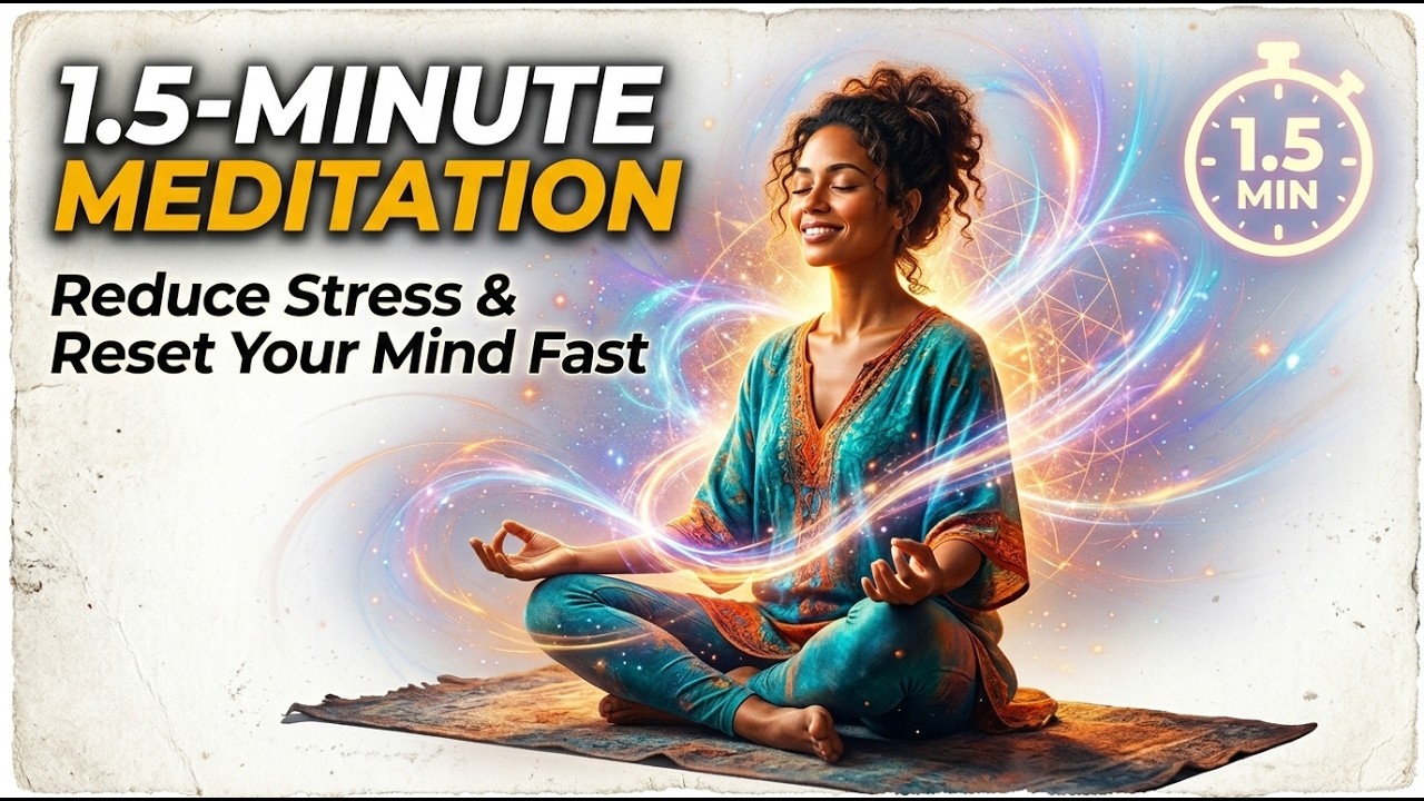 “1.5-Minute Meditation for Instant Calm | Reduce Stress & Reset Your ...