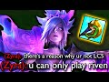 Rank 1 Riven teaches VERY TOXIC ZYRA why he's the best Riven in the WORLD.