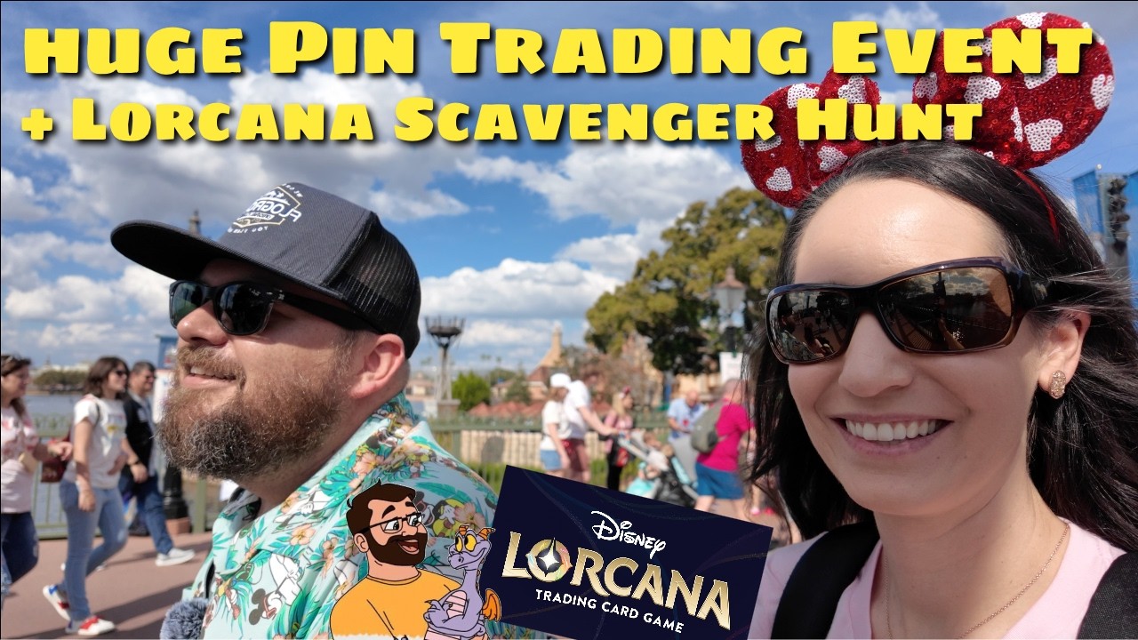 HUGE Pin Trading Event and Lorcana Scavenger Hunting