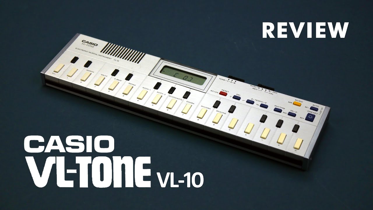 Casio VL-5 with Barcode Reader - Full Review - YouTube