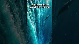 🌊 Earth's largest waterfall is hidden underwater. It's called the Denmark Strait Cataract. 🤯 #Shorts