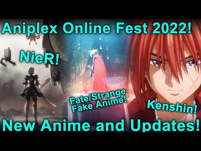 Anime Online Fest is live right now! There will be some news
