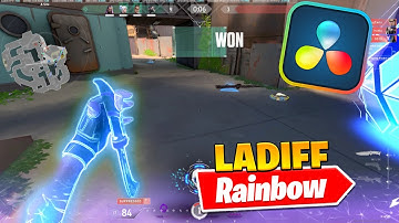 LADIFF RAINBOW SABER EFFECT (Tutorial) (NO PLUGINS DAVINCI RESOLVE) Edit Like Ladiff, Ruffls