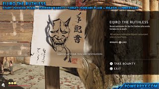 Ghost Of Yotei - Eijiro The Ruthless Bounty Location
