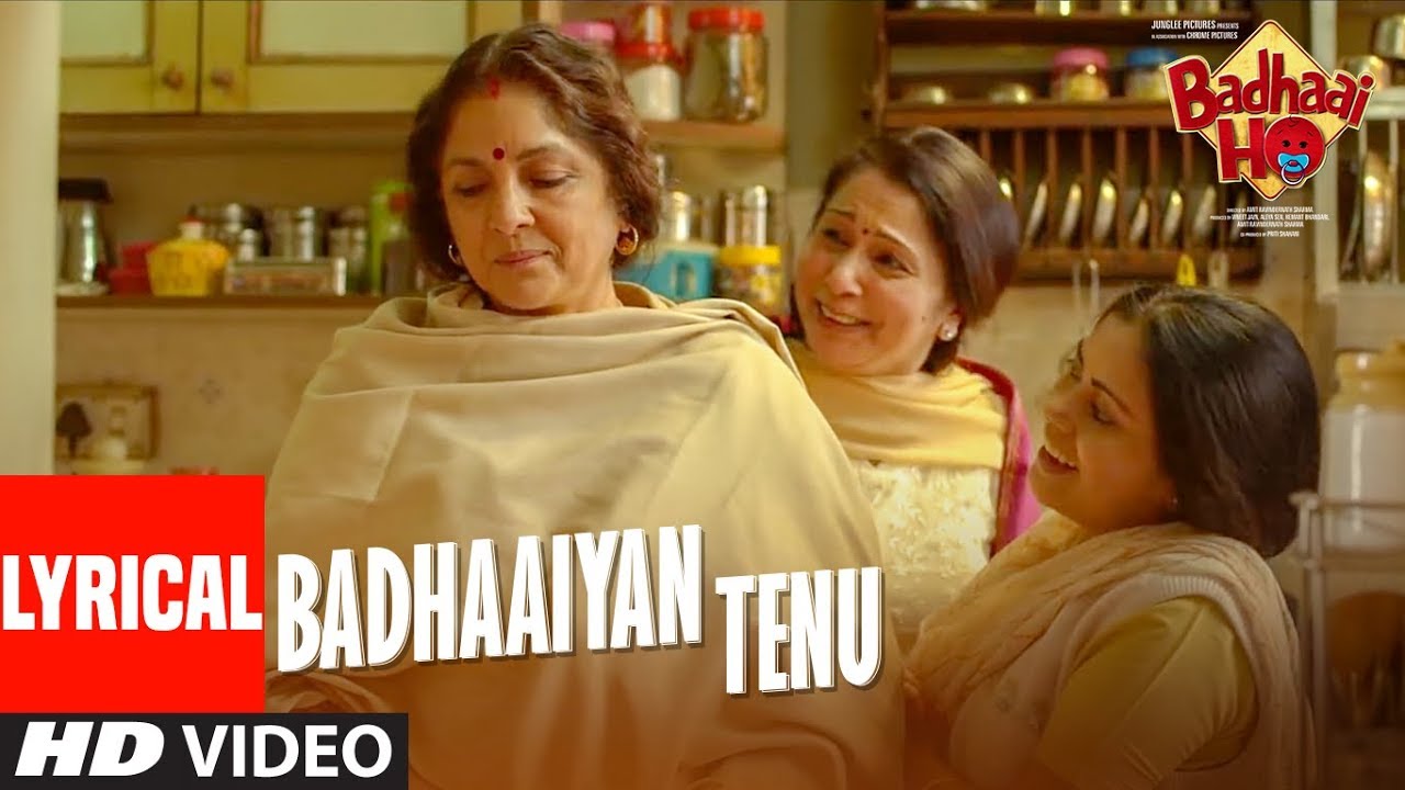 Lyrical Video Badhaaiyan Tenu  Badhaai Ho  Ayushmann Khurrana Sanya Malhotra  Tanishk Bagchi