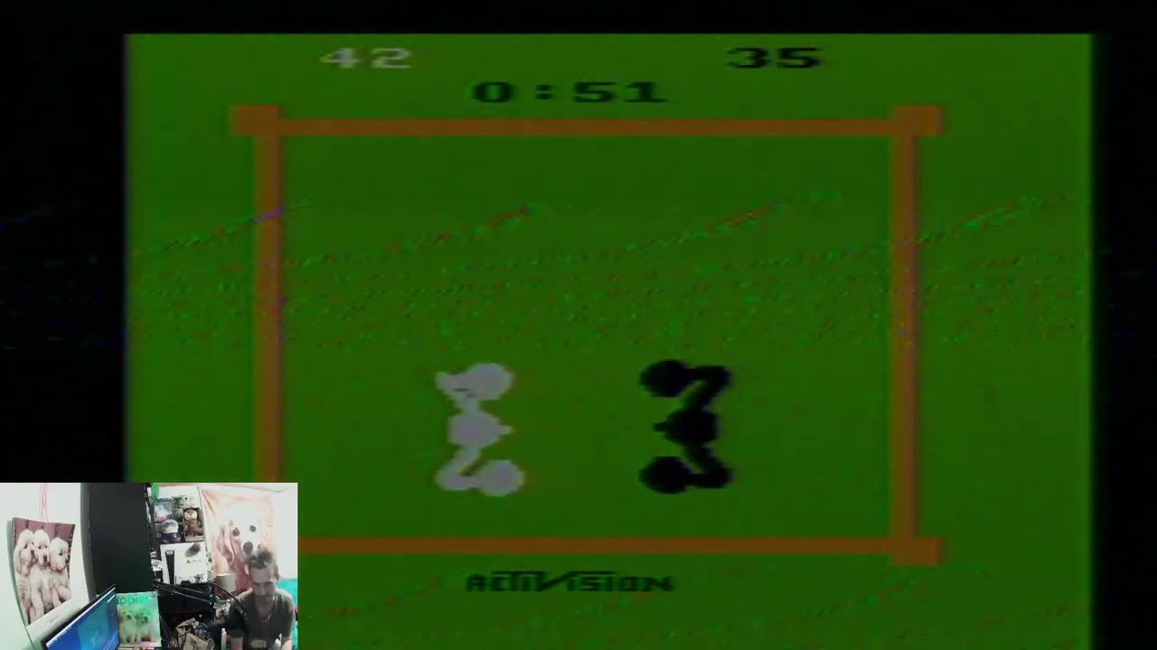 Boxing Gameplay on ATARI 2600 in 2025 - 1980 flashback!
